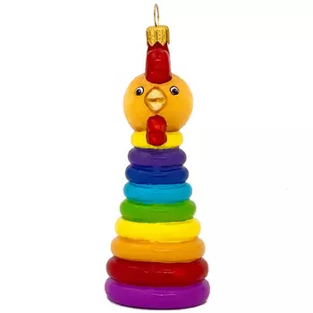 Украшение Komozja елочное Пирамидка Спокойной ночи малыши