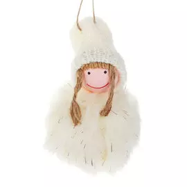 Украшение новогоднее Due Esse Christmas Девочка 8 см 5 шт RO010415A