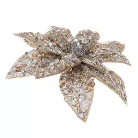 Украшение Shishi ny Пуасентия шампань 23х23 см