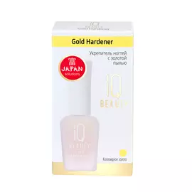 Укрепитель ногтей с золотой пылью IQ Beauty Gold Hardener 12,5 мл