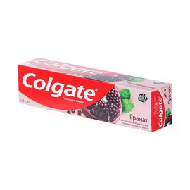 Зубная паста Colgate Гранат с натуральными ингредиентами для укрепления эмали зубов и защиты от кариеса, 100 мл.