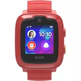 Умные часы Elari KidPhone 4G с Алисой Red