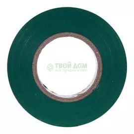 Unibob Электроизоляционная лента 19 мм х 20 м Green