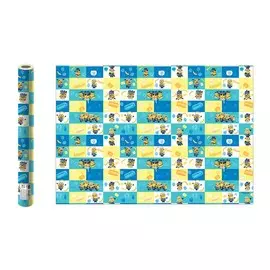 Упаковочная бумага ND Play Minions 2, 700*1000 мм, 2 шт в рулоне (3D дизайн)
