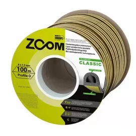 Уплотнитель самоклеящийся коричневый Zoom строй classic 100m (02-2-4-103)
