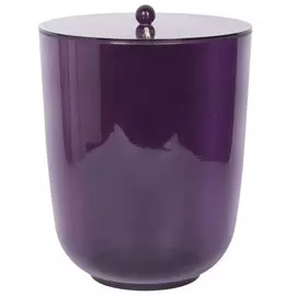 Урна с крышкой Primanova фиолетовая roma 21х26х21 см