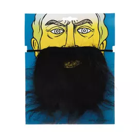 Набор усы и борода черный Кубера