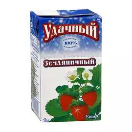 Узвар Удачный земляничный 1 л