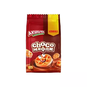 Вафли Акульчев Choco Мяфли, 120 г