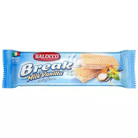 Вафли Balocco Break Молоко, ваниль 90 г