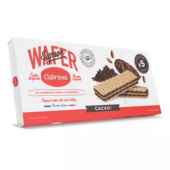 Вафли Cabrioni Signor Wafer шоколад 5x45 г