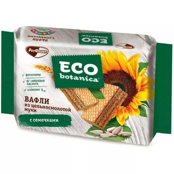 Вафли Eco botanica из цельносмолотой муки с семечками 145 г