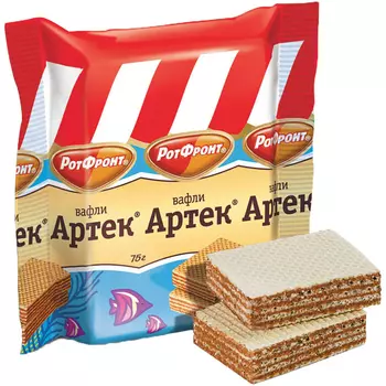Вафли Рот Фронт Артек, 75 г