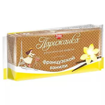 Вафли Сладкая Слобода Парижанка французская ваниль 210 г