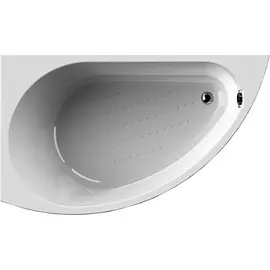 Ванна левая Radomir Бергамо белая 168х100х50 см