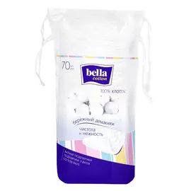 Ватные диски Bella Cotton квадратные 70 шт