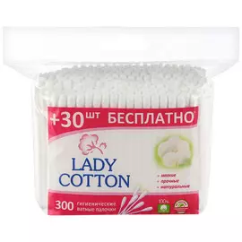 Ватные палочки Lady Cotton 300 шт