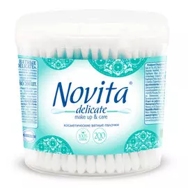 Ватные палочки Novita Delicate 200 шт