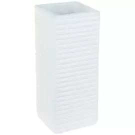 Ваза Ad trend Ceramic белая 7х7х17,5 см