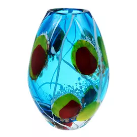 Ваза Art glass лагуна 19см