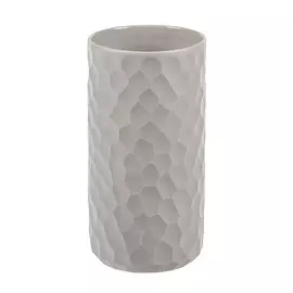 Ваза Asa selection carve серо-бежевая 16 см