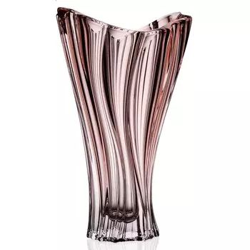 Ваза Aurum Crystal Plantica pink 32 см