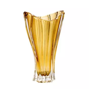 Ваза Aurum-Crystal s.r.o. Plantica амбер 32 см