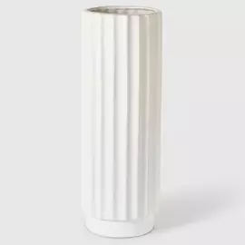 Ваза декоративная Boltze Vianello 41 см белая