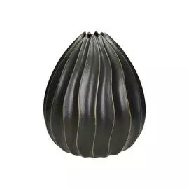 Ваза декоративная Kersten керамика черная 22.5x22.5x26cm