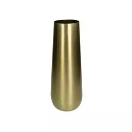 Ваза декоративная Kersten металл золотая 15x15x39cm