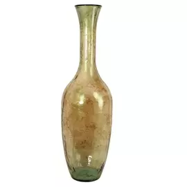 Ваза декоративная Kersten стекло золотая 30x30x100cm