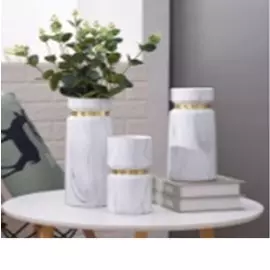 Ваза декоративная Русские Подарки, керамика 11х11х25см