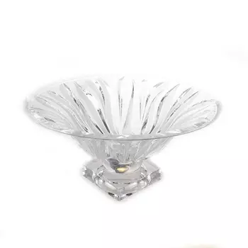 Ваза для фруктов FMF Bohemia "Фламе" на ножках 33 см