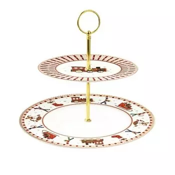 Ваза двухъярусная Easy life Полярный экспресс 19/27 см