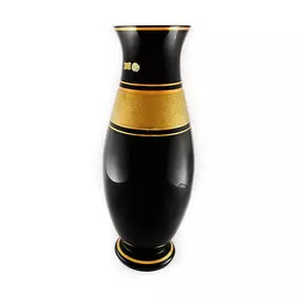 Ваза Egermann чёрная 40 см