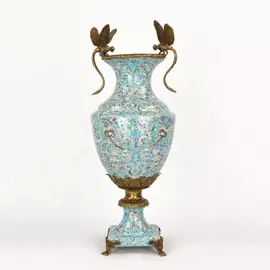 Ваза фарфоровая со стрекозами 50х27х19 см Wah luen handicraft