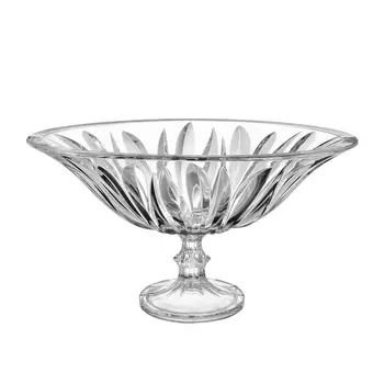 Ваза FMF Bohemia "Barbados Flame" для фруктов на ножках 36 см