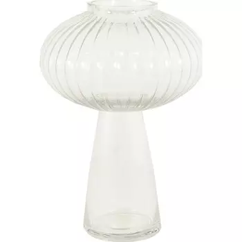 Ваза Glasar 23х23х32см прозрачная