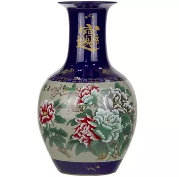 Ваза Glasar 34х34х57см зеленый