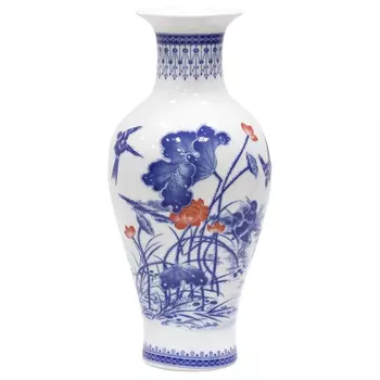 Ваза Glasar Цинхуа 20х20х45 см