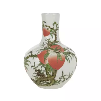 Ваза Glasar фарфоровая с плодами 21х21х32 см