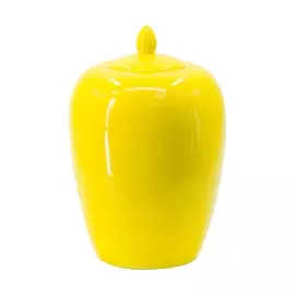 Ваза Glasar с крышкой 23x23x35см