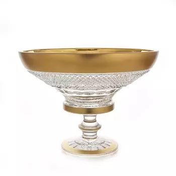 Ваза Glasspo "Фелиция 60550" для фруктов на ножках 25.5 см