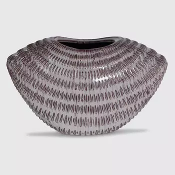 Ваза Kersten декоративная бежево-красная 41x18.5x26 см