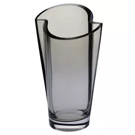 Ваза Krosno асимметрия 30см Дымчатая