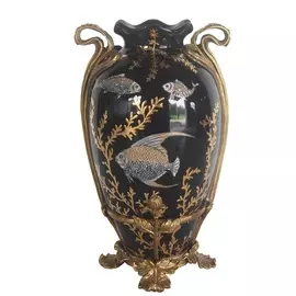 Ваза модерн Glasar 17x15x31см