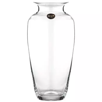 Ваза Muza Malvin прозрачная 35 см