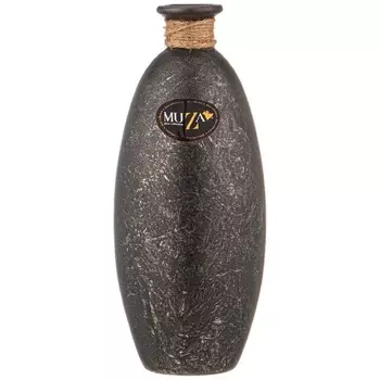 Ваза Muza Puaro grafit metallic 21,5 см