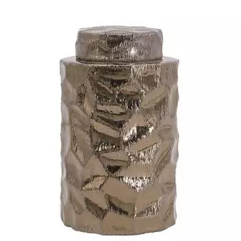 Ваза с крышкой Glasar 15х15х25 см