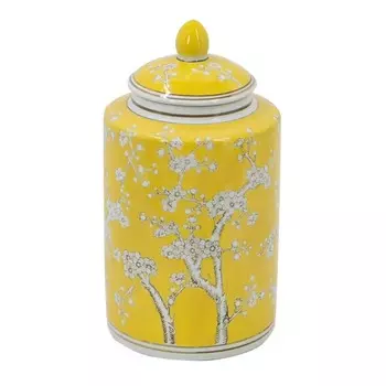 Ваза с крышкой Glasar 19х19х34 см